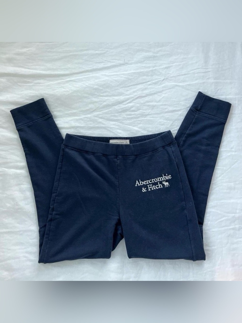 Abercrombie & Fitch Kids Navy Logo Joggers